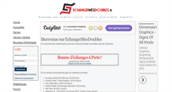 Desktop Screenshot of echangermesdoubles.fr
